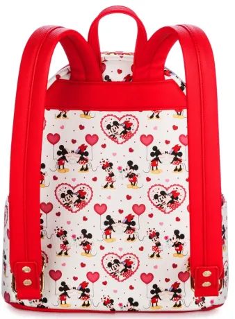 Mini sac à dos Mickey et Minnie Saint Valentin Loungefly