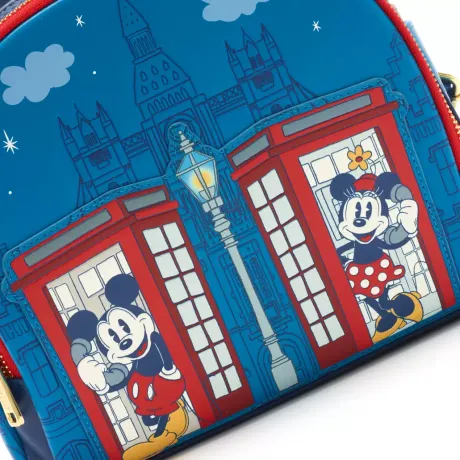 Mini sac à dos Mickey et Minnie Ville de Londres Loungefly