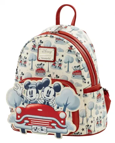 Mini sac à dos Mickey et Minnie Voiture Loungefly