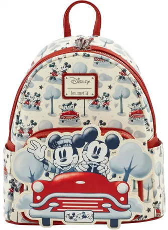 Mini sac à dos Mickey et Minnie Voiture Loungefly