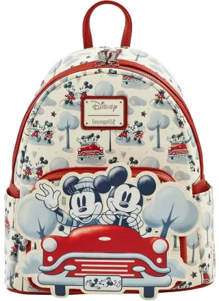 Mini sac à dos Mickey et Minnie Voiture Loungefly