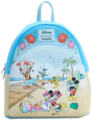 Mini sac à dos Mickey et ses Amis Journée Plage Loungefly