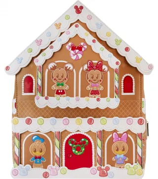 Mini sac à dos Mickey et ses Amis Maison en pain d&#039;épices Loungefly