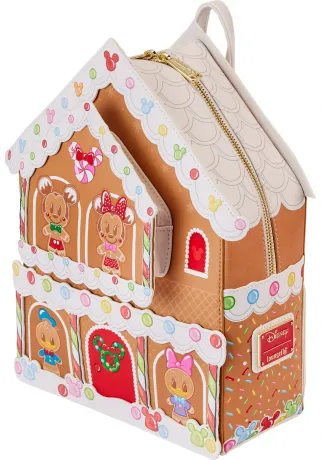 Mini sac à dos Mickey et ses Amis Maison en pain d&#039;épices Loungefly