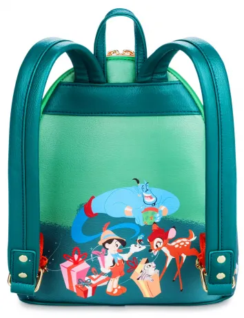 Mini sac à dos Mickey et ses Amis Noël Glow Loungefly