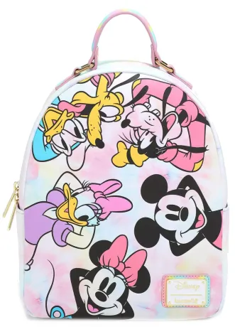 Mini sac à dos Mickey et ses Amis Tie-Dye Loungefly