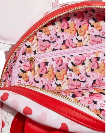 Mini sac à dos Mickey &amp; Minnie Boîte Chocolats Saint Valentin Parfumé Loungefly