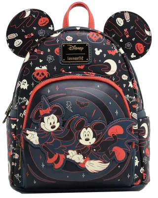 Mini sac à dos Mickey &amp; Minnie Halloween Glow Loungefly