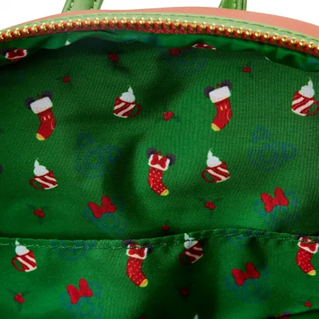 Mini sac à dos Mickey et Minnie Mouse Cheminée et Chocolat Chaud Loungefly