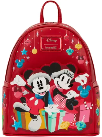 Mini sac à dos Mickey &amp; Minnie Mouse Décoration Noël Loungefly