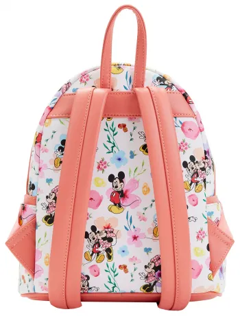 Mini sac à dos Mickey &amp; Minnie Mouse Floral Loungefly