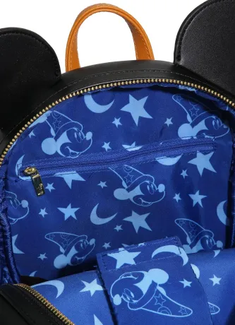 Mini sac à dos Mickey Mouse Cosplay l&#039;Apprenti Sorcier Light-Up Loungefly