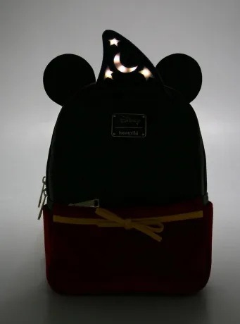 Mini sac à dos Mickey Mouse Cosplay l&#039;Apprenti Sorcier Light-Up Loungefly