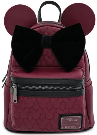 Mini sac à dos Minnie Mouse Marron Matelassé Loungefly
