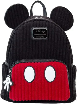 Mini sac à dos Mickey Mouse Cosplay Velours côtelé Loungefly