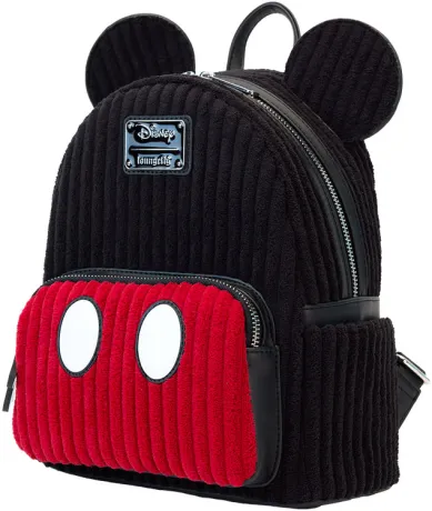 Mini sac à dos Mickey Mouse Cosplay Velours côtelé Loungefly