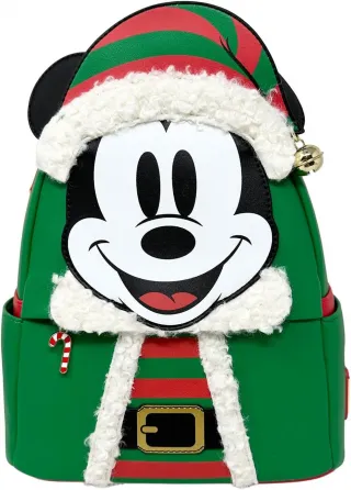Mini sac à dos Mickey Mouse Elfe de Noël Cosplay Loungefly