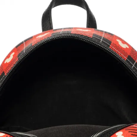 Mini sac à dos Mickey Mouse et Minnie Mouse Noël Loungefly