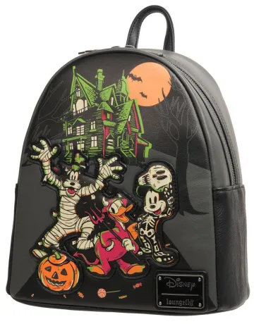 Mini sac à dos Mickey et ses Amis &quot;des Bonbons ou un Sort&quot; Glow Loungefly