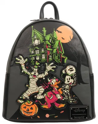 Mini sac à dos Mickey et ses Amis &quot;des Bonbons ou un Sort&quot; Glow Loungefly