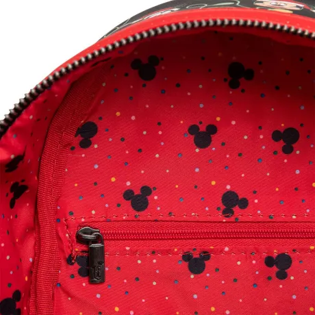 Mini sac à dos Mickey Mouse et ses Amis Guirlandes de Noël Glow Loungefly
