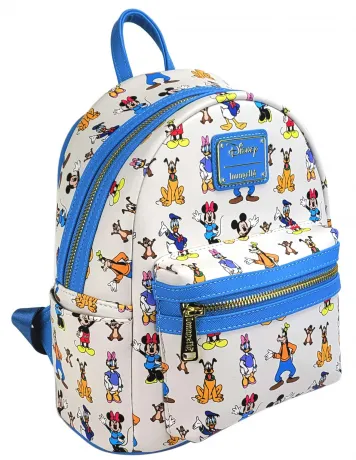 Mini sac à dos Mickey Mouse et ses Amis Impression Intégrale Loungefly