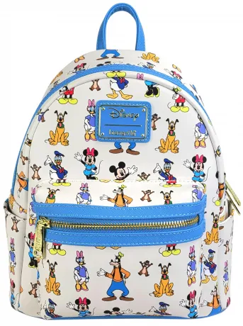 Mini sac à dos Mickey Mouse et ses Amis Impression Intégrale Loungefly