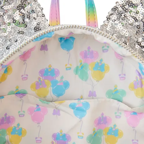 Mini sac à dos Mickey Mouse Fête d&#039;Anniversaire Sequin Loungefly
