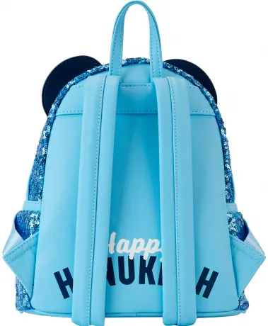 Mini sac à dos Mickey Mouse Hanukkah Sequin Glow Loungefly