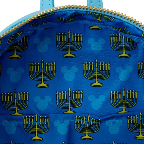 Mini sac à dos Mickey Mouse Hanukkah Sequin Glow Loungefly
