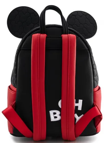 Mini sac à dos Mickey Mouse &quot;Oh Boy!&quot; Cosplay Matelassé Loungefly