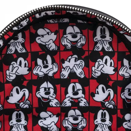 Mini sac à dos Mickey Mouse &quot;Oh Boy!&quot; Cosplay Matelassé Loungefly