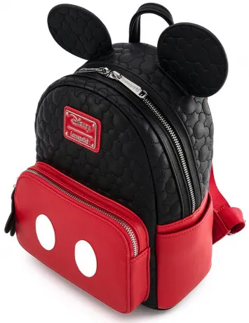 Mini sac à dos Mickey Mouse &quot;Oh Boy!&quot; Cosplay Matelassé Loungefly