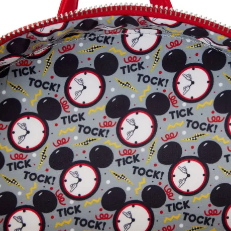Mini sac à dos Mickey Mouse Montre Vintage Figural Loungefly
