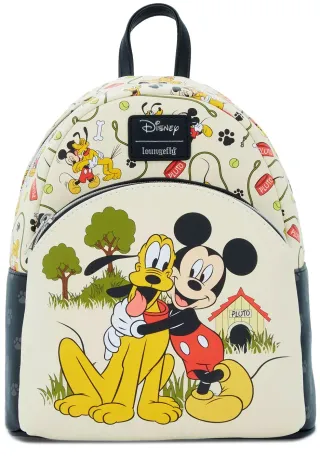 Mini sac à dos Mickey Mouse &amp; Pluto Loungefly