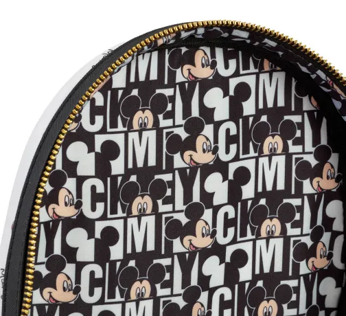 Mini sac à dos Mickey Mouse Signature Impression Intégrale Loungefly
