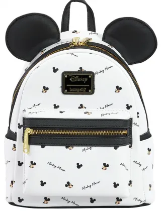 Mini sac à dos Mickey Mouse Signature Impression Intégrale Loungefly