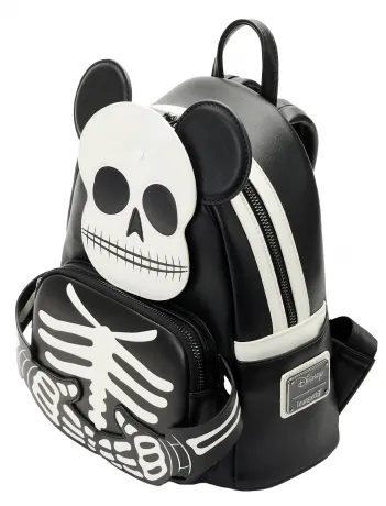 Mini sac à dos Squelette Mickey Mouse Glow Loungefly