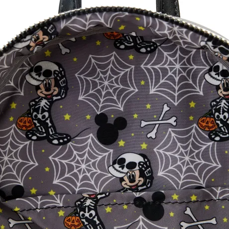 Mini sac à dos Squelette Mickey Mouse Glow Loungefly