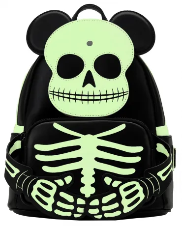 Mini sac à dos Squelette Mickey Mouse Glow Loungefly