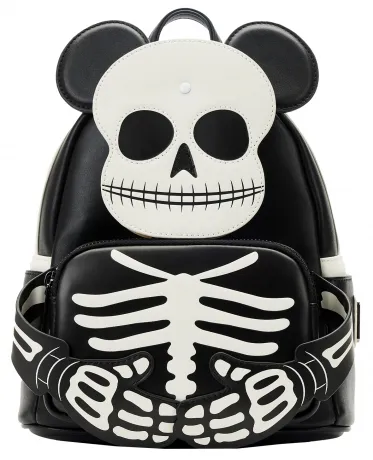Mini sac à dos Squelette Mickey Mouse Glow Loungefly