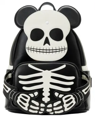 Mini sac à dos Squelette Mickey Mouse Glow Loungefly
