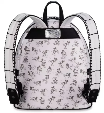 Mini sac à dos Mickey Mouse Steamboat Willie Disney 100 Decades Loungefly