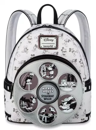 Mini sac à dos Mickey Mouse Steamboat Willie Disney 100 Decades Loungefly