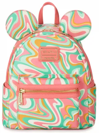 Mini sac à dos Mickey Mouse Tourbillons Loungefly