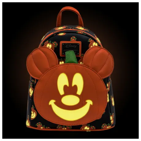 Mini sac à dos Mickey-O-Lantern Glow Loungefly