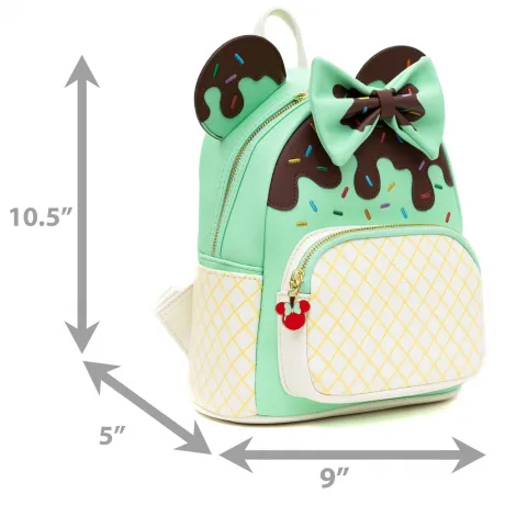 Mini sac à dos Mini Mouse Glace à la Menthe Loungefly