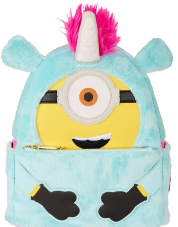 Mini sac à dos Minion Costume Fluffy Licorne Peluche Cosplay Loungefly