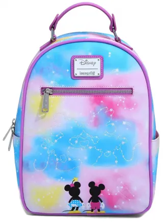 Mini sac à dos Minnie et Mickey Mouse Constellation Loungefly