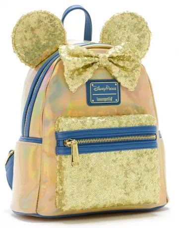 Mini sac à dos Minnie Mouse 50ème Anniversaire Sequin Loungefly